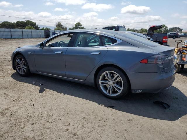5YJSA1H16EFP40234 - 2014 TESLA MODEL S Մոխրագույն լուսանկար 2