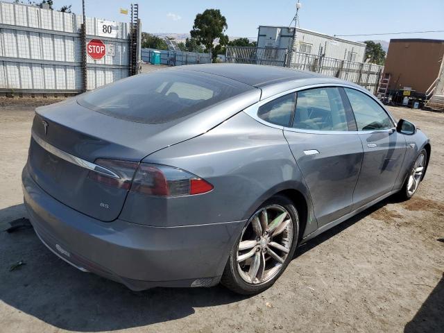 5YJSA1H16EFP40234 - 2014 TESLA MODEL S Մոխրագույն լուսանկար 3