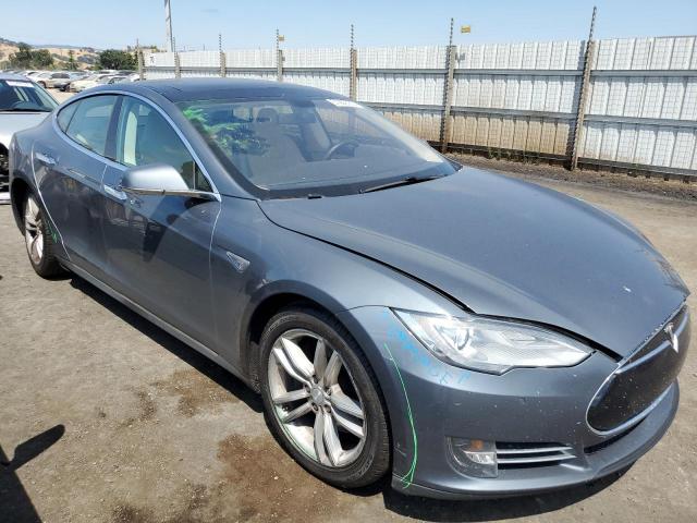 5YJSA1H16EFP40234 - 2014 TESLA MODEL S Մոխրագույն լուսանկար 4