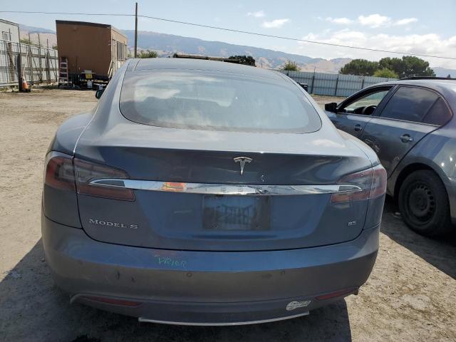 5YJSA1H16EFP40234 - 2014 TESLA MODEL S Մոխրագույն լուսանկար 6