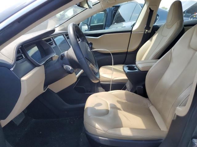 5YJSA1H16EFP40234 - 2014 TESLA MODEL S Մոխրագույն լուսանկար 7