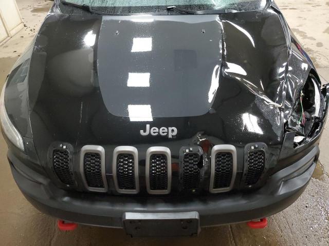 1C4PJMBS3HW627818 - 2017 JEEP CHEROKEE TRAILHAWK BLACK photo 12