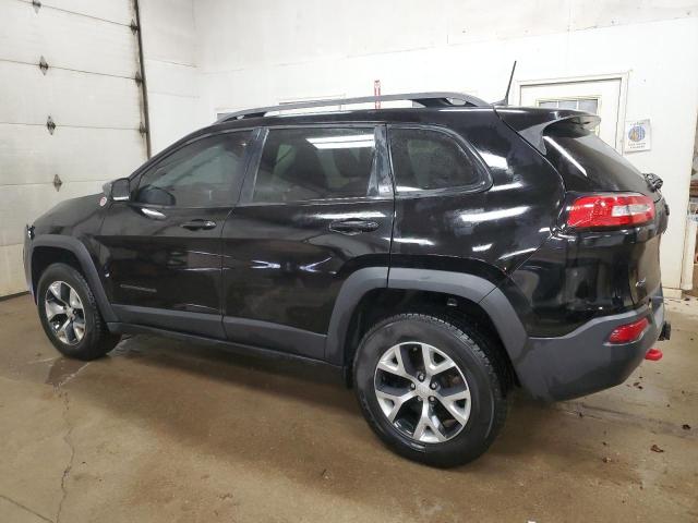 1C4PJMBS3HW627818 - 2017 JEEP CHEROKEE TRAILHAWK BLACK photo 2
