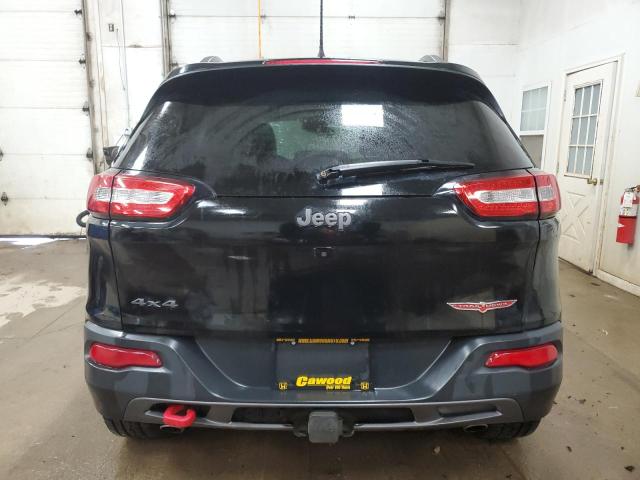 1C4PJMBS3HW627818 - 2017 JEEP CHEROKEE TRAILHAWK BLACK photo 6