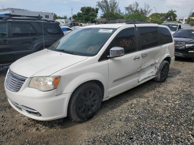 2A4RR8DGXBR630968 - 2011 CHRYSLER TOWN & COU TOURING L WHITE photo 1