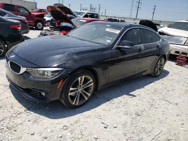 WBA4J1C57JBA30050 - 2018 BMW 430I GRAN COUPE BLACK photo 1
