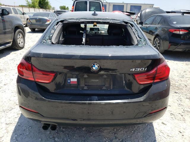 WBA4J1C57JBA30050 - 2018 BMW 430I GRAN COUPE BLACK photo 6