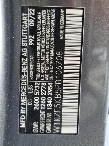 W1KZF5KB5PB106708 - 2023 MERCEDES-BENZ E 450 4MATIC GRAY photo 12