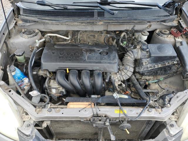 2T1KR32E25C345651 - 2005 TOYOTA COROLLA MA XR GRAY photo 11