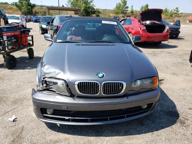 WBABS33431JY51513 - 2001 BMW 325 CI GRAY photo 5