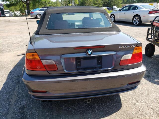 WBABS33431JY51513 - 2001 BMW 325 CI GRAY photo 6