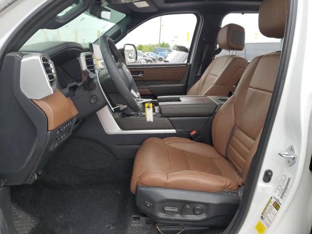 5TFMC5AB3RX003761 - 2024 TOYOTA TUNDRA CREWMAX PLATINUM WHITE photo 7