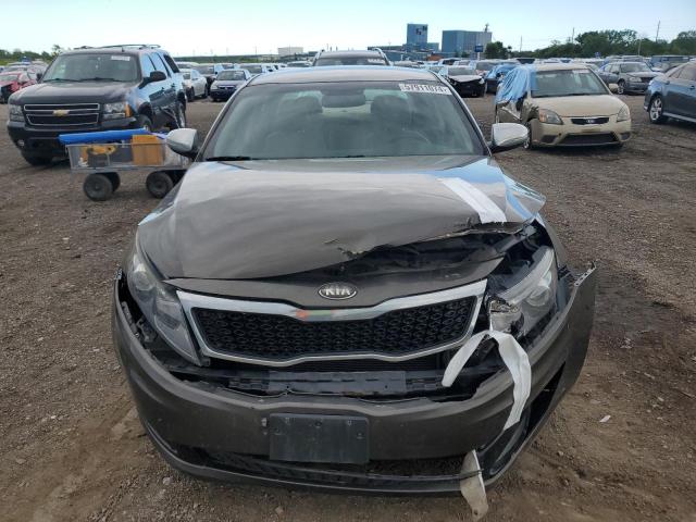 5XXGN4A7XDG196486 - 2013 KIA OPTIMA EX GRAY photo 5