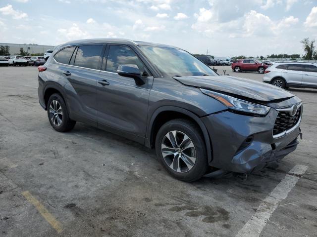 5TDGZRAH3LS009919 - 2020 TOYOTA HIGHLANDER XLE Gris foto 4