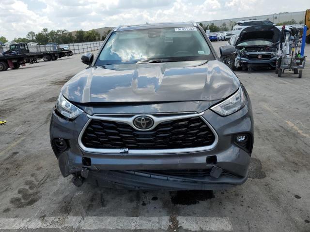 5TDGZRAH3LS009919 - 2020 TOYOTA HIGHLANDER XLE Gris foto 5