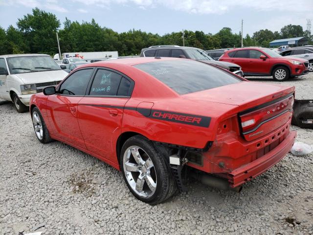 2C3CDXCTXEH155470 - 2014 DODGE CHARGER R/T RED photo 2