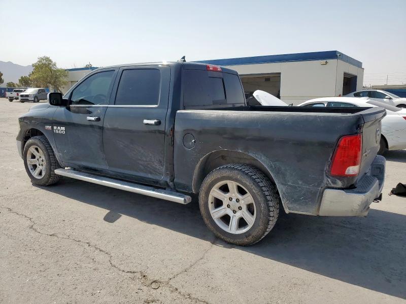 1C6RR6LT4JS255141 - 2018 RAM 1500 SLT أسود صورة 2