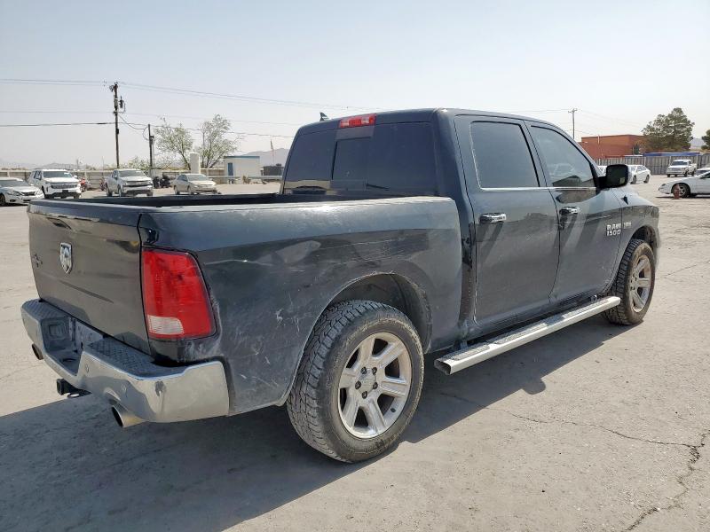 1C6RR6LT4JS255141 - 2018 RAM 1500 SLT أسود صورة 3