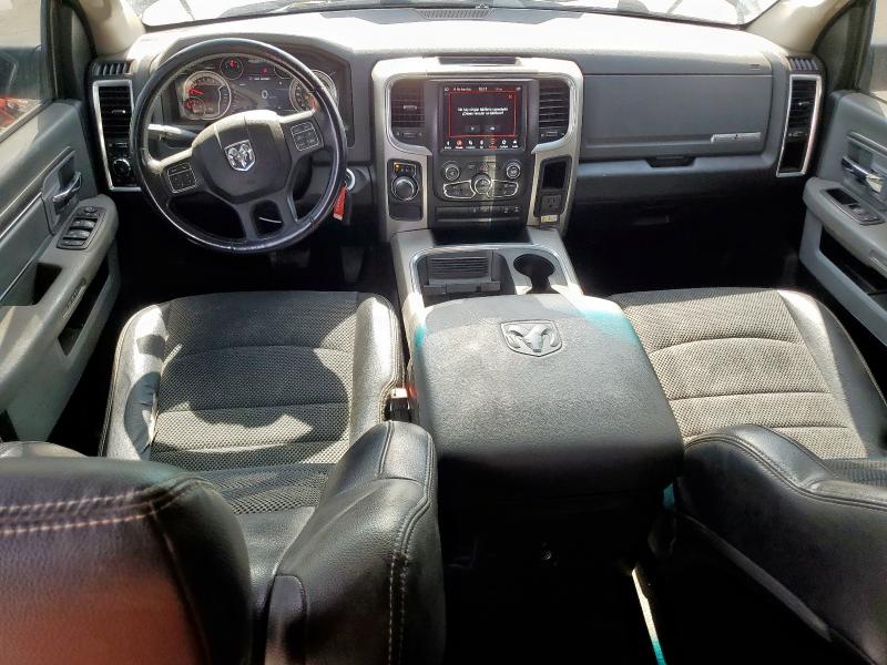 1C6RR6LT4JS255141 - 2018 RAM 1500 SLT أسود صورة 8