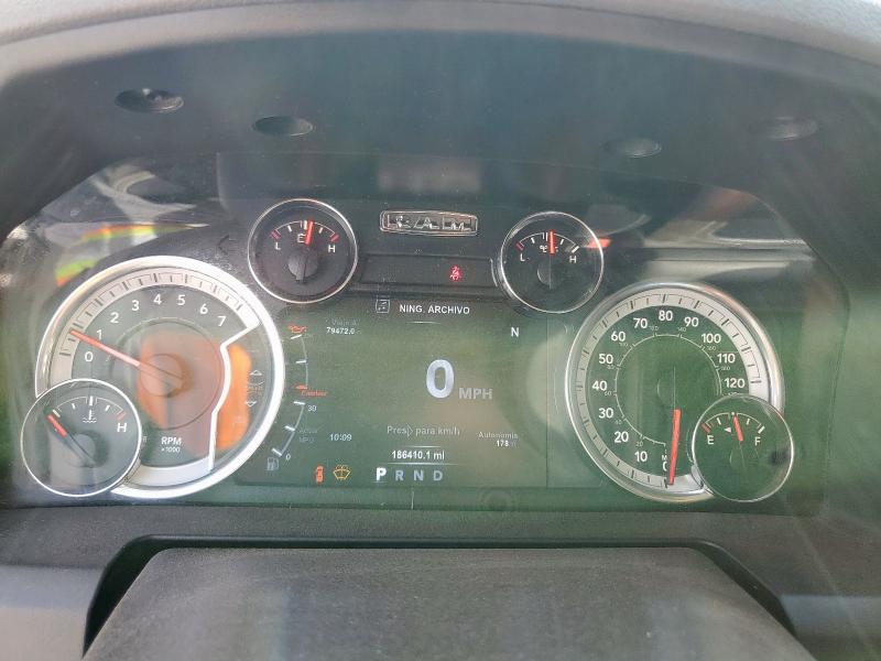 1C6RR6LT4JS255141 - 2018 RAM 1500 SLT أسود صورة 9