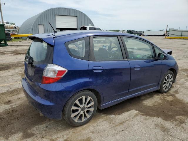 JHMGE8H59CC041291 - 2012 HONDA FIT SPORT BLUE photo 3