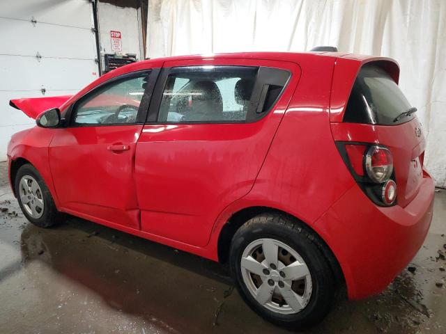 1G1JA6SH2F4150998 - 2015 CHEVROLET SONIC LS 红色 照片 2