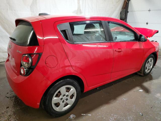 1G1JA6SH2F4150998 - 2015 CHEVROLET SONIC LS 红色 照片 3