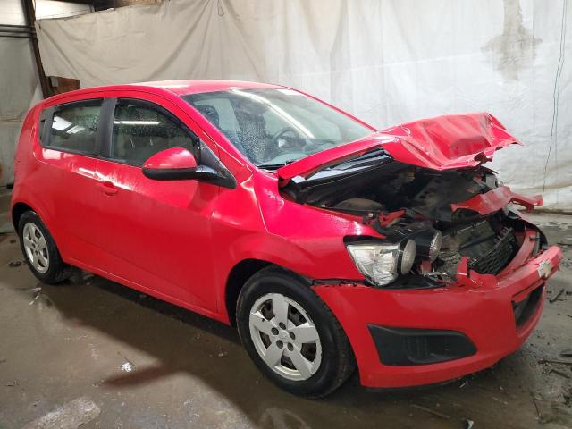1G1JA6SH2F4150998 - 2015 CHEVROLET SONIC LS 红色 照片 4