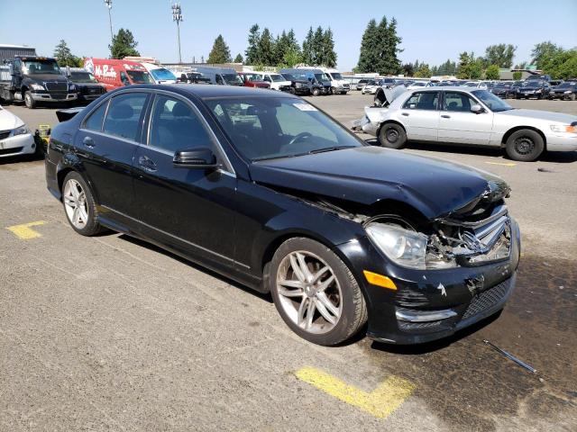 WDDGF8BB7CA598098 - 2012 MERCEDES-BENZ C 300 4MATIC BLACK photo 4