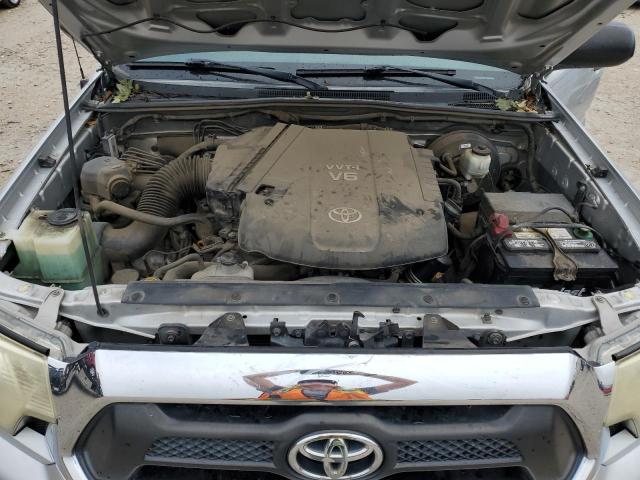 5TFJU4GN5DX033400 - 2013 TOYOTA TACOMA DOUBLE CAB PRERUNNER SILVER photo 11