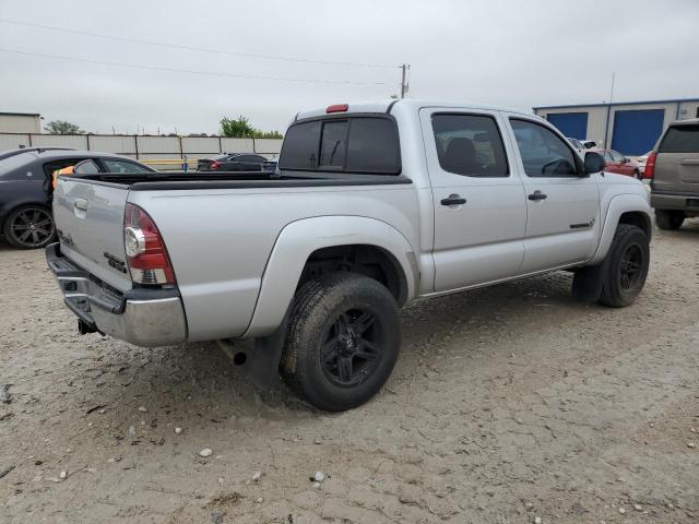 5TFJU4GN5DX033400 - 2013 TOYOTA TACOMA DOUBLE CAB PRERUNNER SILVER photo 3