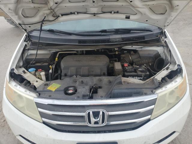 5FNRL5H65CB072936 - 2012 HONDA ODYSSEY EXL WHITE photo 12
