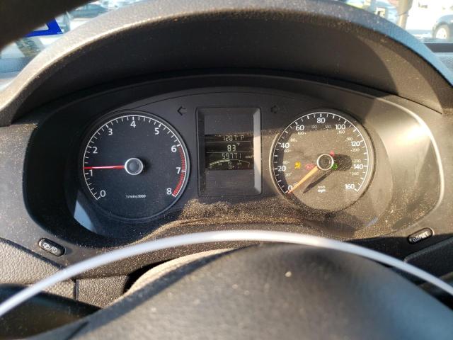 3VW2K7AJ0CM384704 - 2012 VOLKSWAGEN JETTA BASE 灰色 照片 9