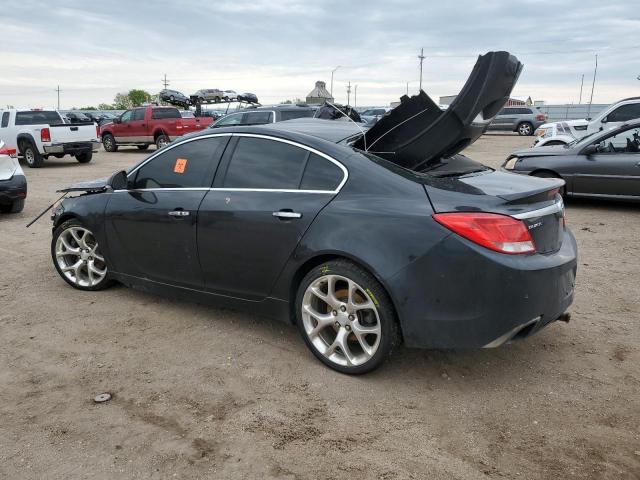2G4GV5GV0C9147651 - 2012 BUICK REGAL GS BLACK photo 2