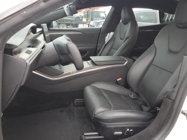 5YJSA1E58NF478661 - 2022 TESLA MODEL S Biały zdjęcie 7