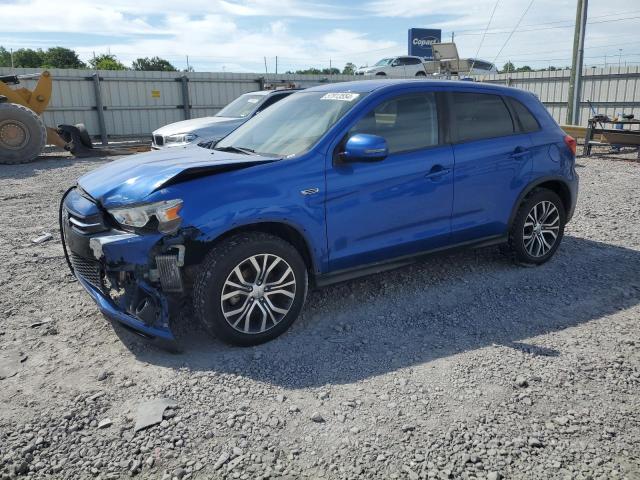 JA4AP3AU0JU022331 - 2018 MITSUBISHI OUTLANDER ES BLUE photo 1