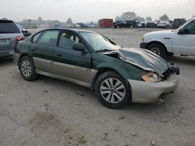 4S3BE686527205328 - 2002 SUBARU LEGACY OUTBACK LIMITED GREEN photo 4