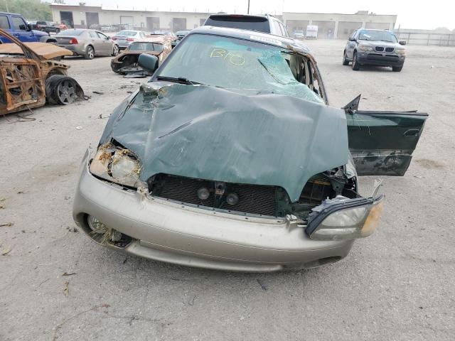 4S3BE686527205328 - 2002 SUBARU LEGACY OUTBACK LIMITED GREEN photo 5