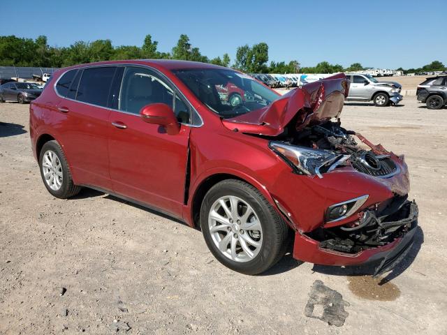 LRBFXBSAXKD128957 - 2019 BUICK ENVISION PREFERRED RED photo 4