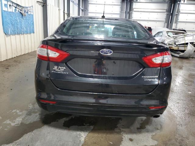 3FA6P0RU3FR242677 - 2015 FORD FUSION TITANIUM HEV BLACK photo 6