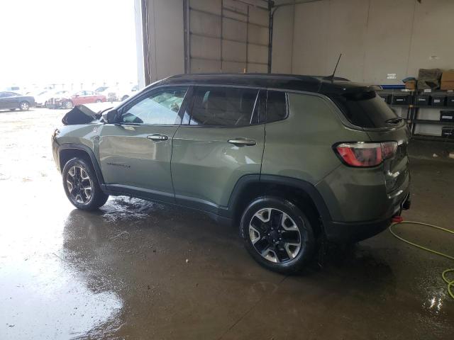 3C4NJDDB5JT187598 - 2018 JEEP COMPASS TRAILHAWK GREEN photo 2