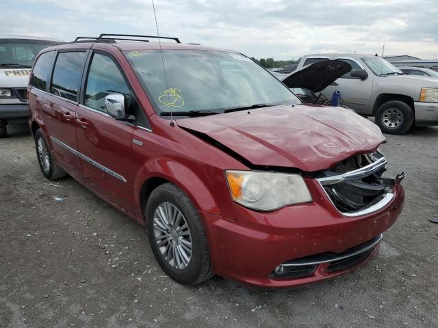 2C4RC1CG6DR664229 - 2013 CHRYSLER TOWN & COU TOURING L BURGUNDY photo 1