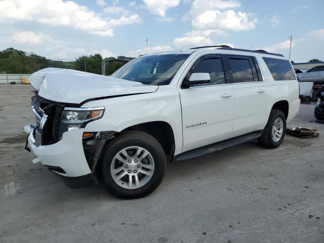 1GNSCHKC0KR187591 - 2019 CHEVROLET SUBURBAN C1500 LT WHITE photo 1