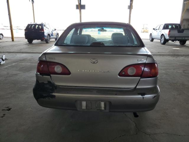 1NXBR18EX2Z651521 - 2002 TOYOTA COROLLA CE SILVER photo 6