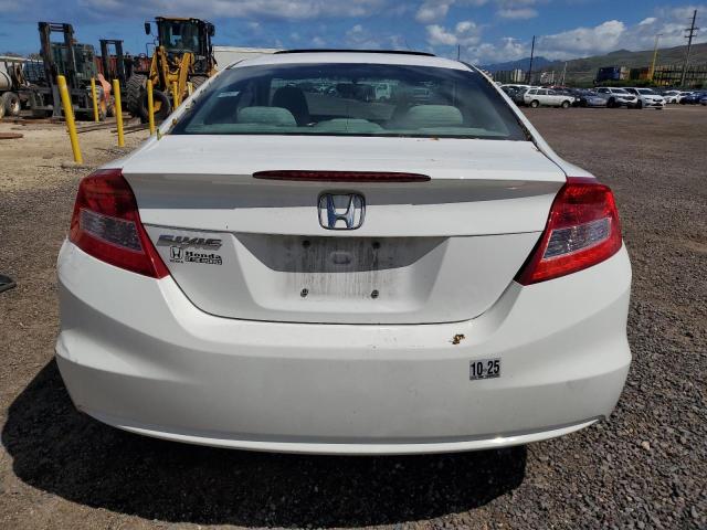 2HGFG3B80CH547250 - 2012 HONDA CIVIC EX WHITE photo 6