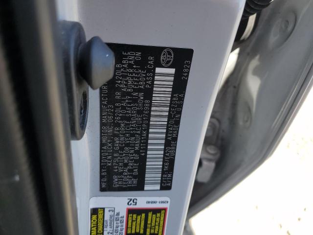 4T1T11AK1PU176988 - 2023 TOYOTA CAMRY SE NIGHT SHADE WHITE photo 13