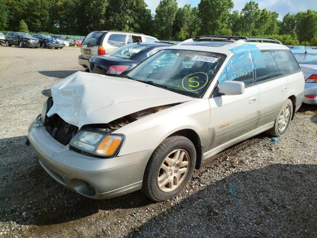 4S3BH686627655321 - 2002 SUBARU LEGACY OUTBACK LIMITED WHITE photo 1