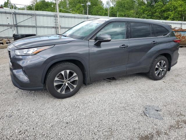 5TDHZRBH6LS004698 - 2020 TOYOTA HIGHLANDER XLE GRAY photo 1
