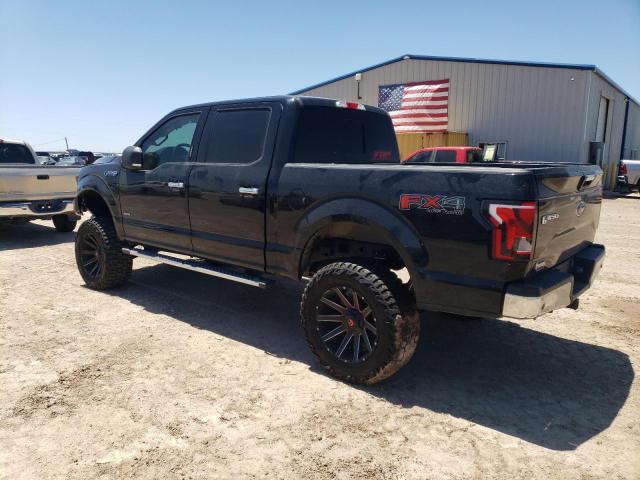 1FTEW1EP9GKD73018 - 2016 FORD F150 SUPERCREW BLACK photo 2