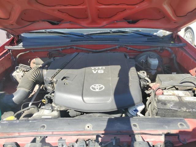 5TEJU62N07Z401255 - 2007 TOYOTA TACOMA DOUBLE CAB PRERUNNER RED photo 11